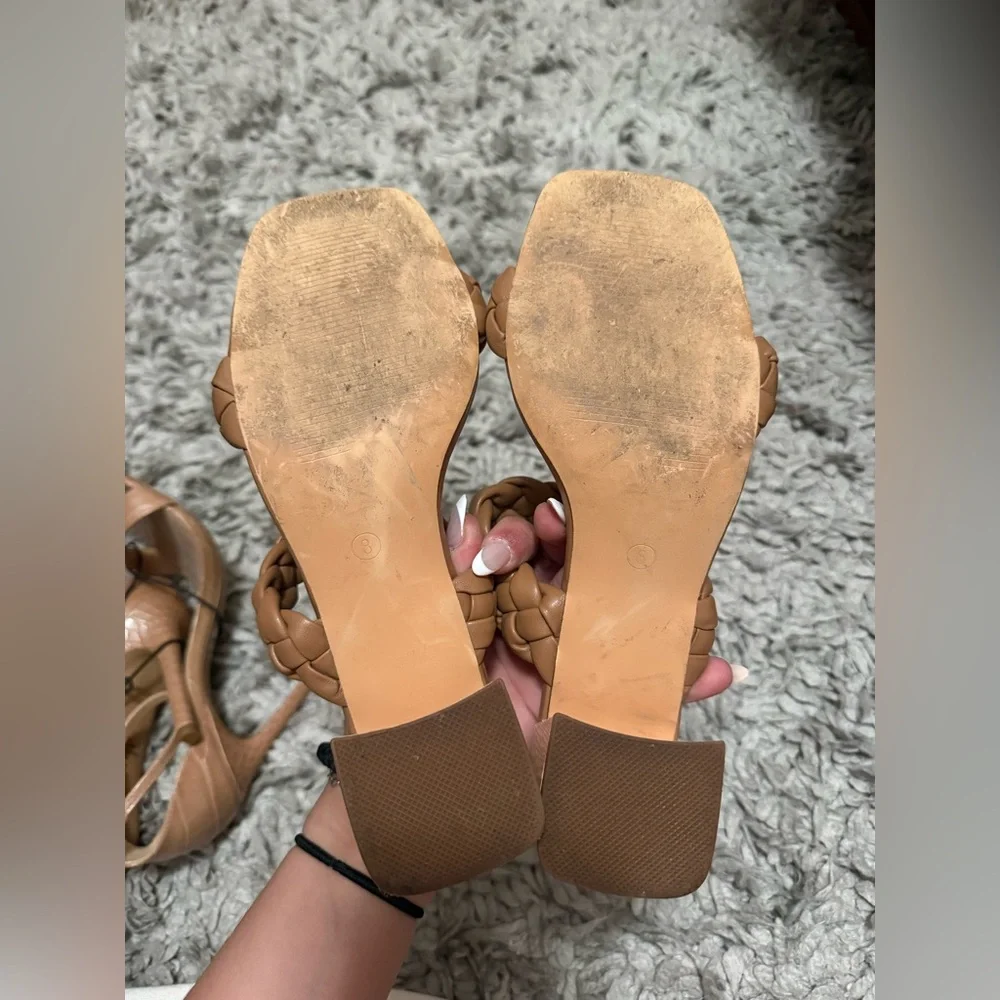 Sincerely Jules Tan Braided Women's Sandals - Picture 12 of 12